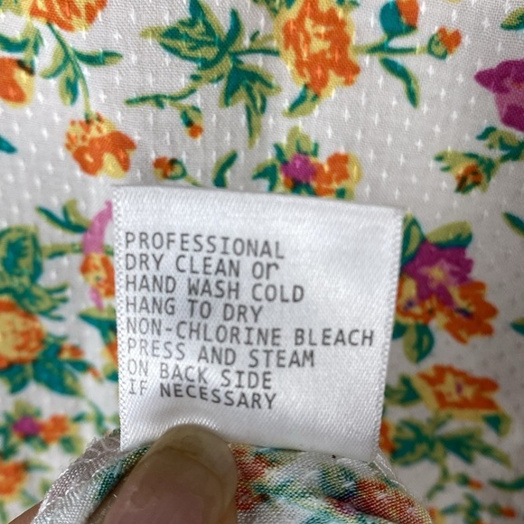 Cynthia Rowley 2 piece set tank top and maxi skirt size small floral print - Picture 12 of 16